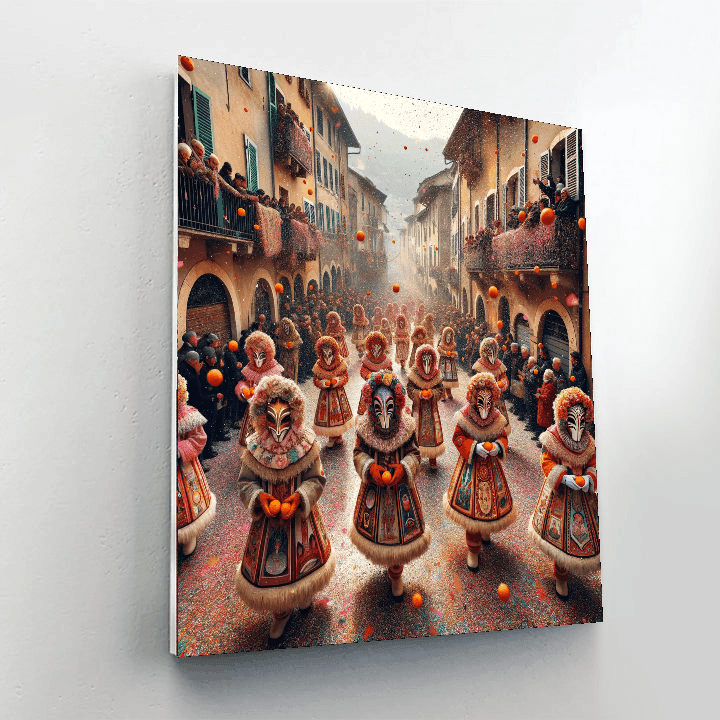 Carnival Of Binche - Binche Paint By Color