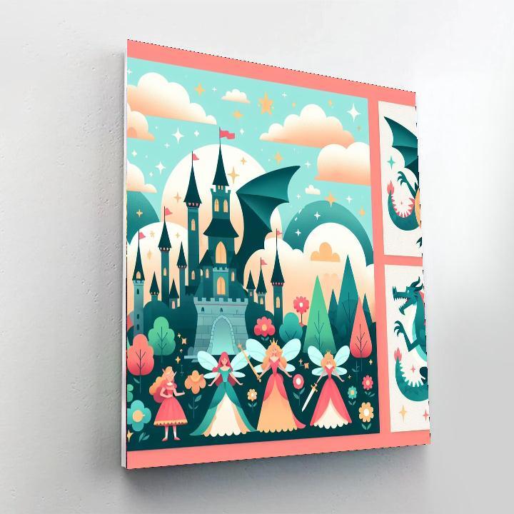 Dreamy Fairy Tale World Paint By Color