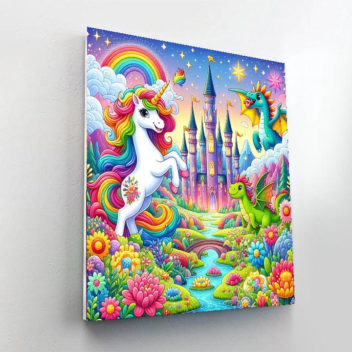 Exploring Magical Lands Paint By Numbers Art