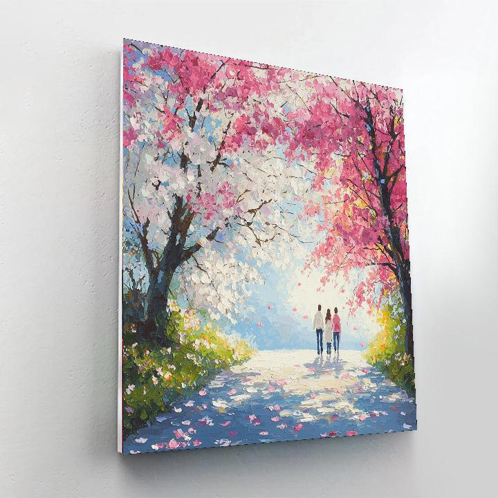 Pathway Of Petals Number Painting