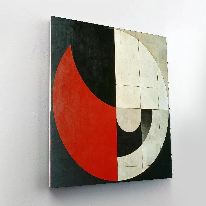 Kazimir Malevich Inspired Contemporary Abstraction  Painting Number Kit