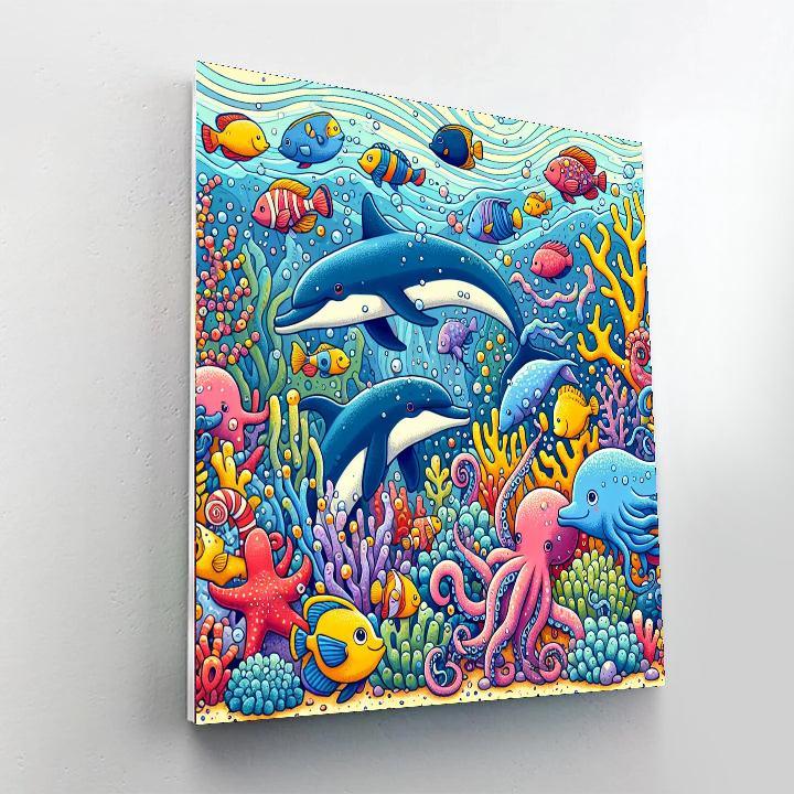 Fairytale Under The Sea Paint By Numbers