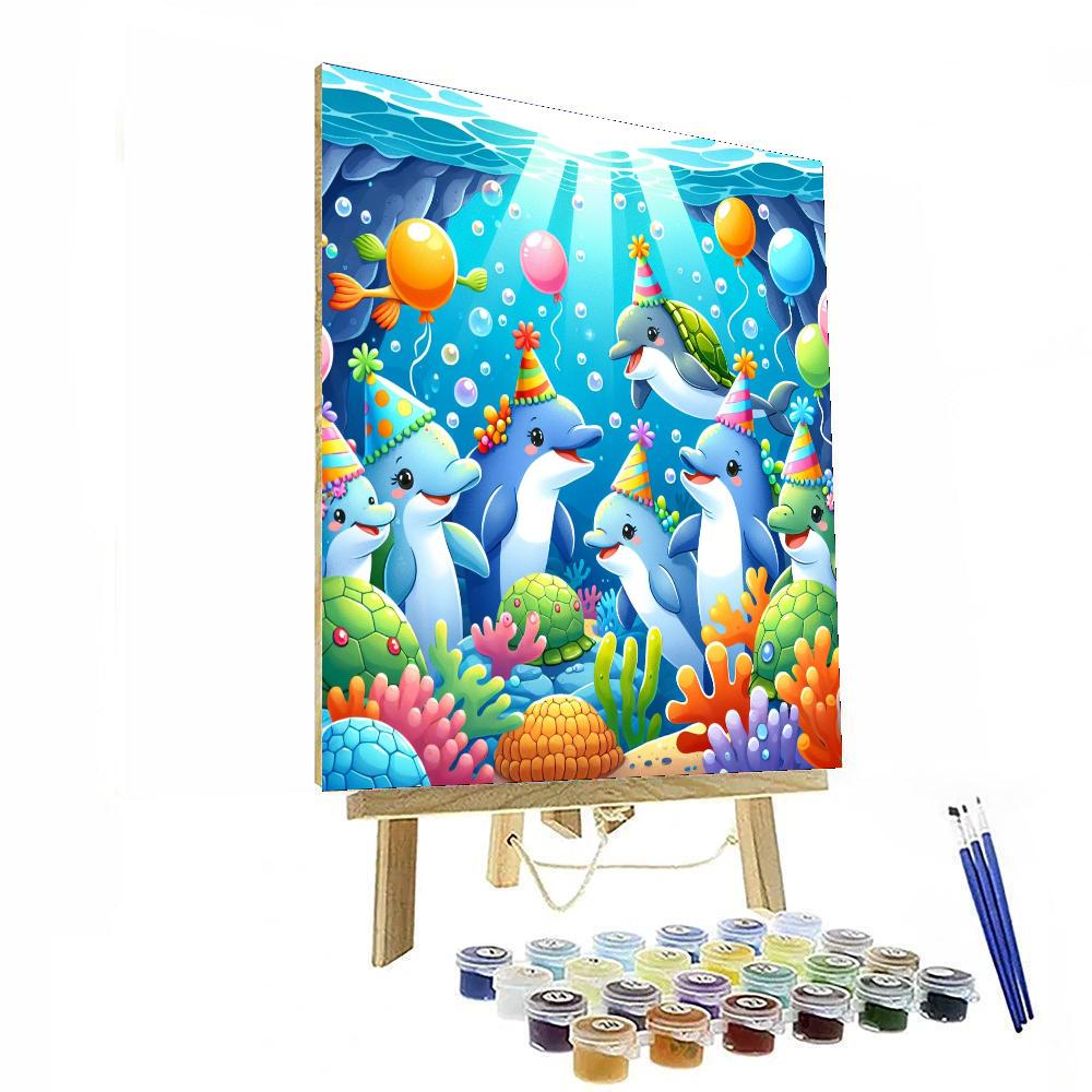Giggling Ocean Party Numbered Painting Kits
