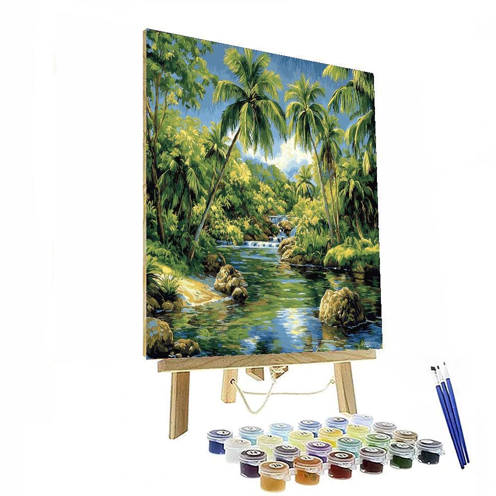 Paul Gauguin Inspired Peaceful Oasis  Painting By Numbers Kit