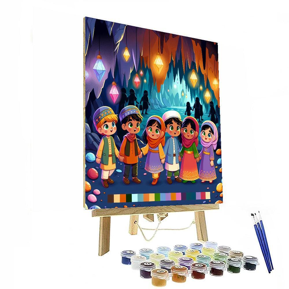 Mystery Cave Adventure Numbered Painting Kits
