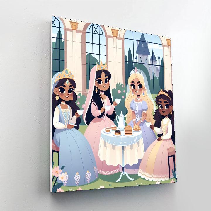Royal Tea Party Celebration Numbered Painting Kits