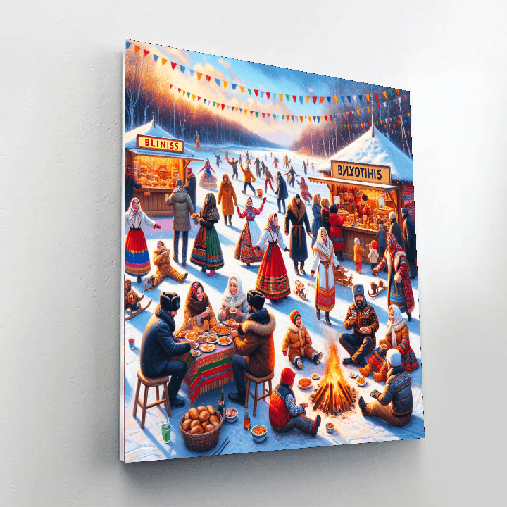 Maslenitsa Festival - Russia Paint By Numbers Kits