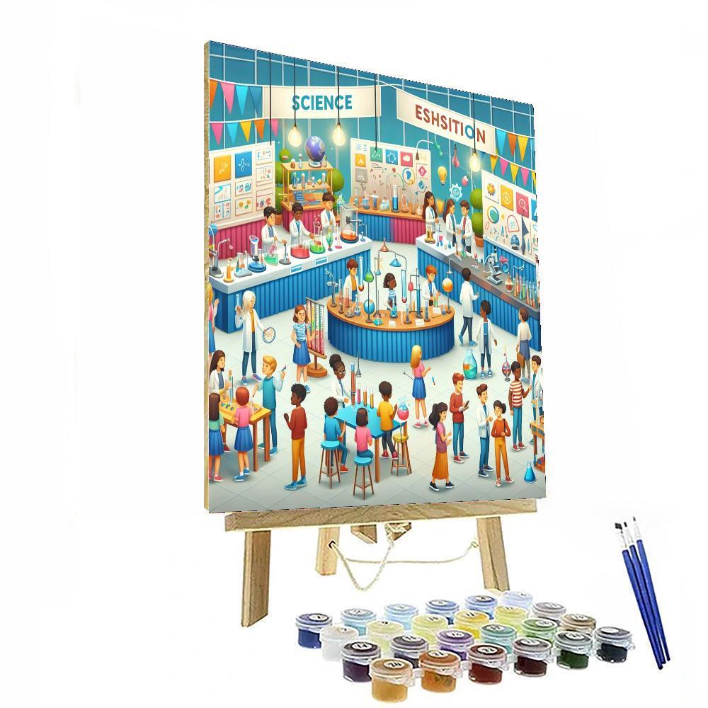 Cambridge Science Festival - Usa Numbered Painting Kits