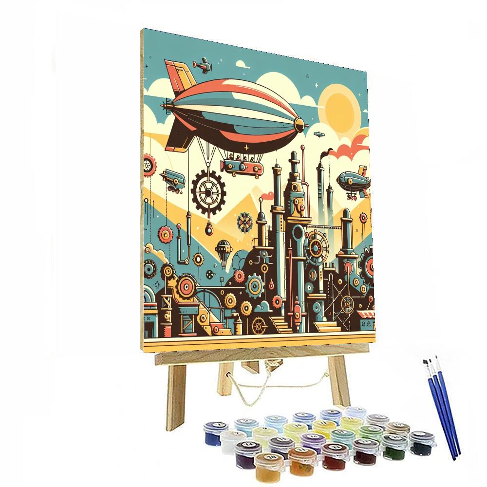 Steampunk Adventure Numbered Painting Kits