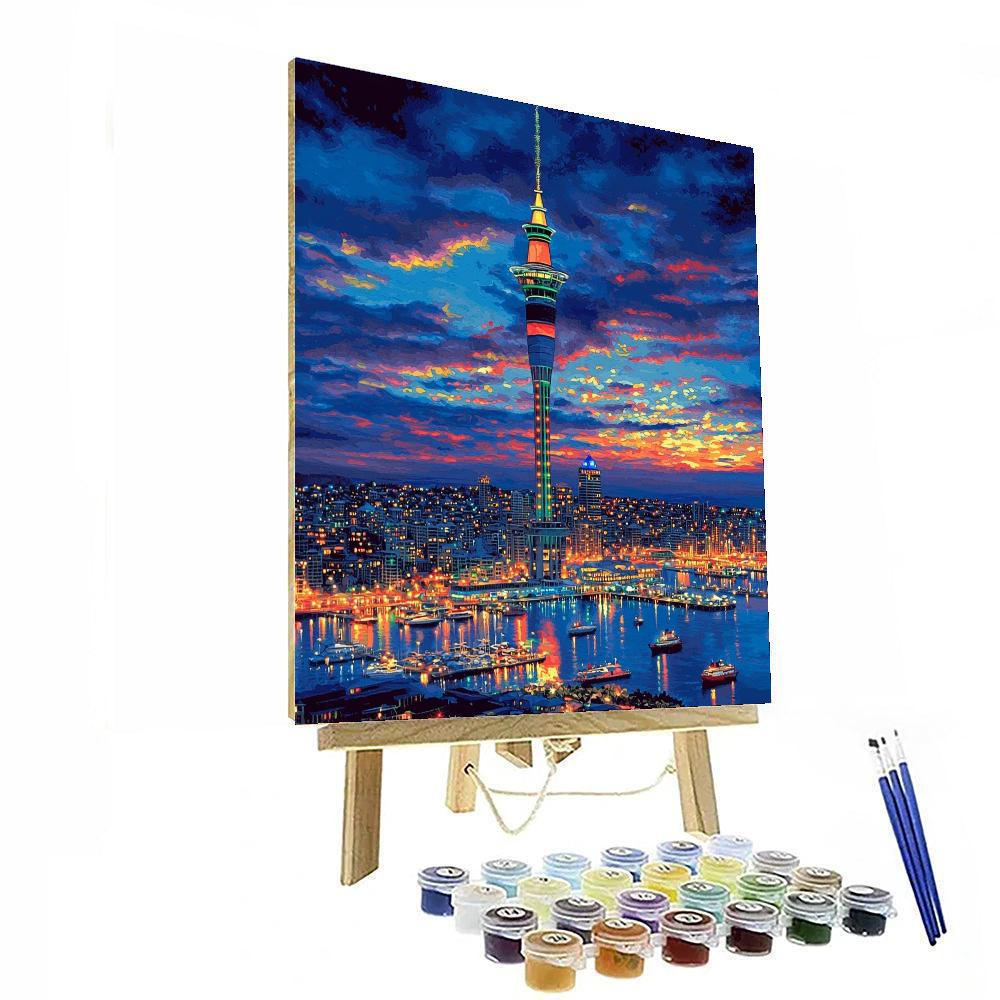 Auckland Sky Tower Numbered Painting Kits