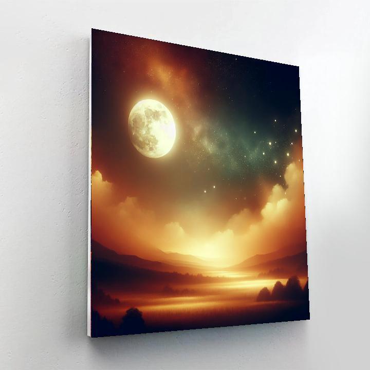 Radiant Harvest Moon Numbered Painting Kits