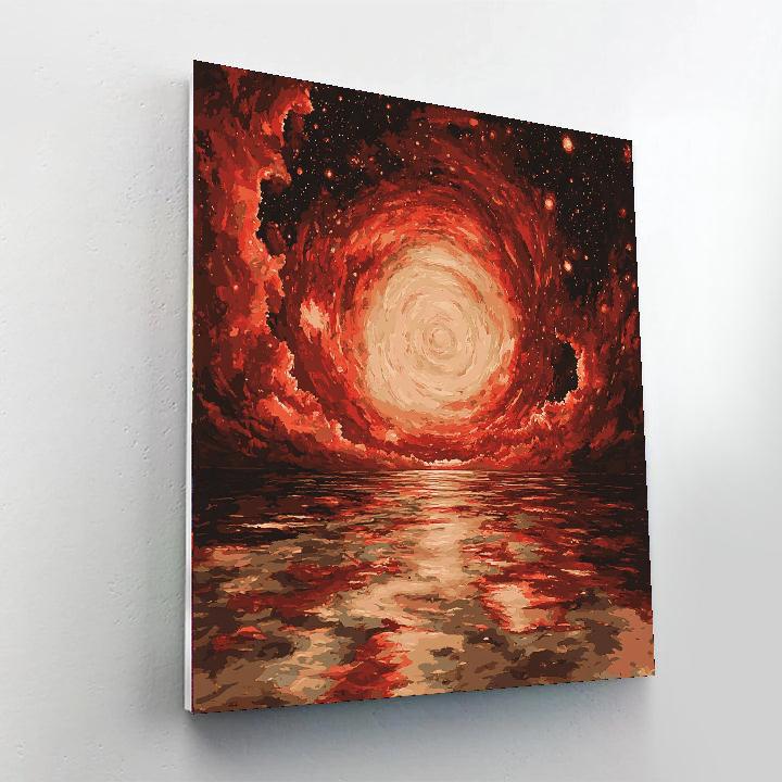 Caravaggio Inspired Tides Of Introspection  Paint By Color