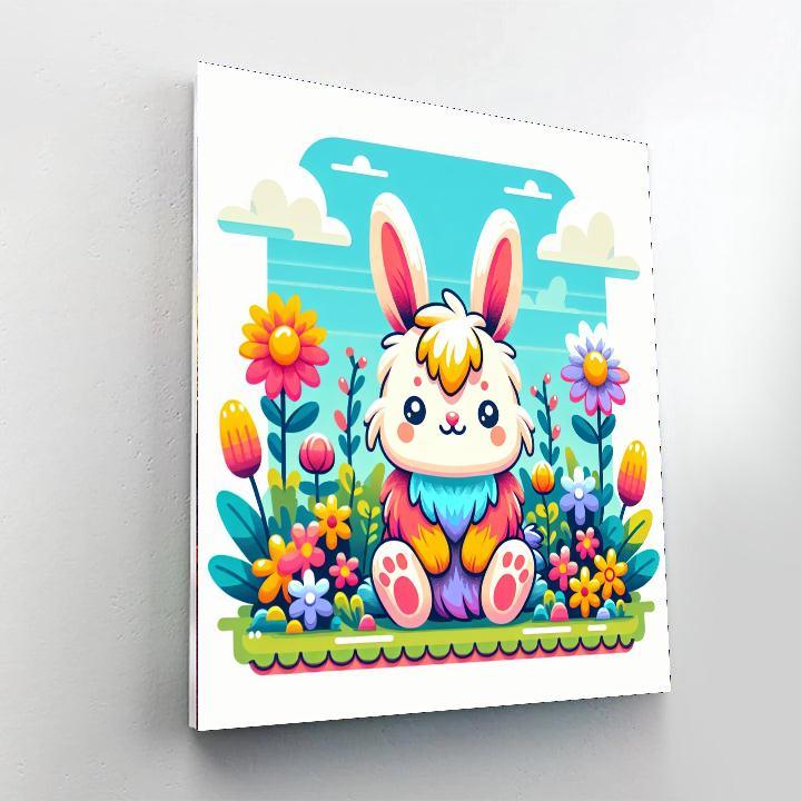 Gentle Bunny Paint By Numbers
