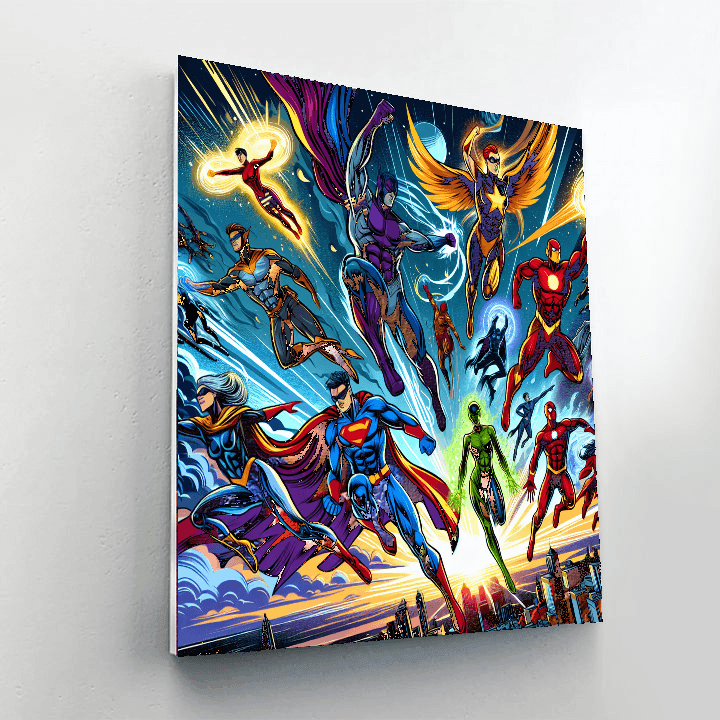 Marvel Universe Adventure Painting Number Kit
