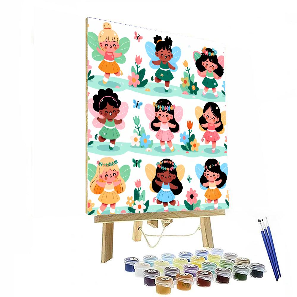 Garden Fairy's Retreat Paint By Numbers Art