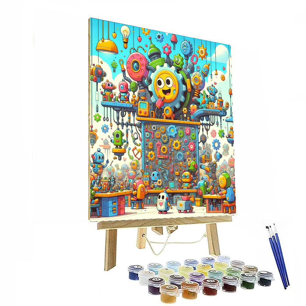 Robot Inventors Club Paint By Numbers