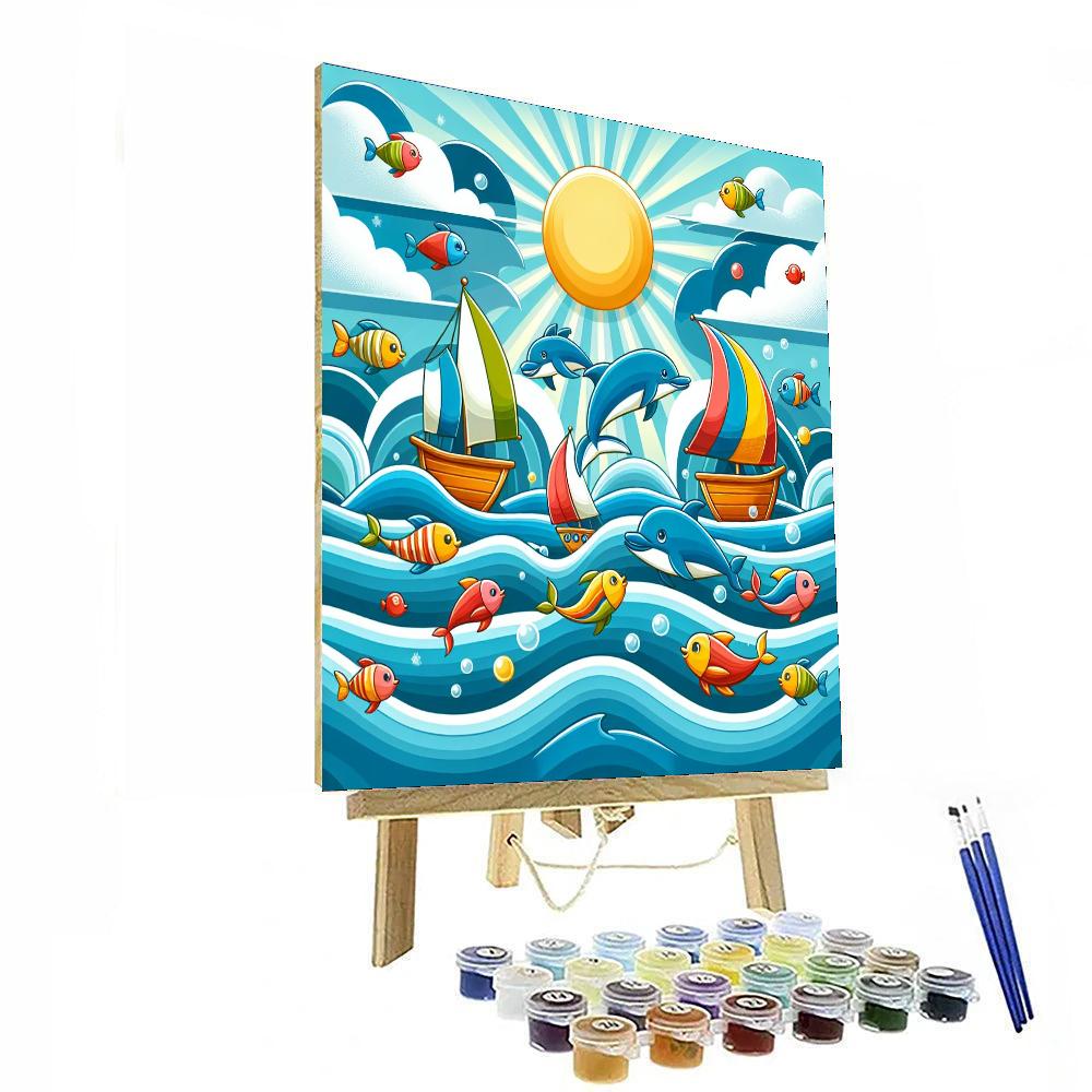 Sailing On Adventure Numbered Painting Kits