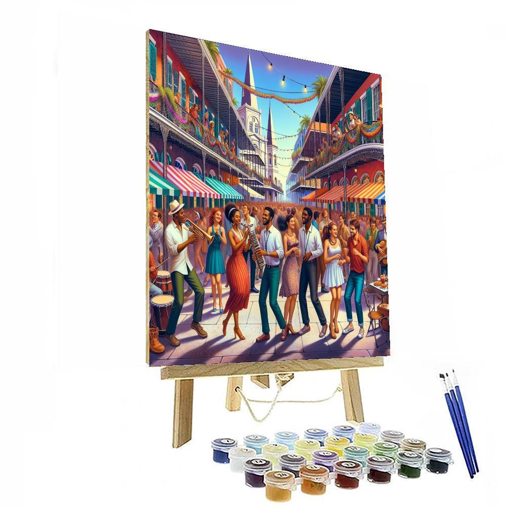 Bourbon Street Festival Paint By Color