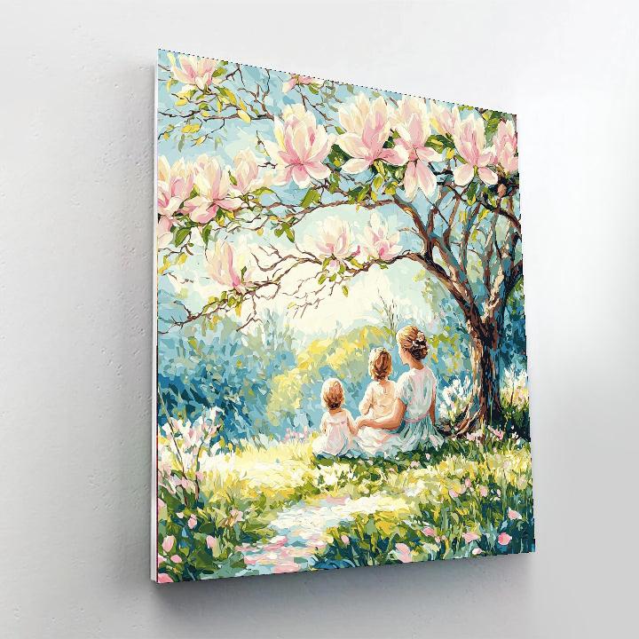 Under The Magnolia Tree Painting Number Kit