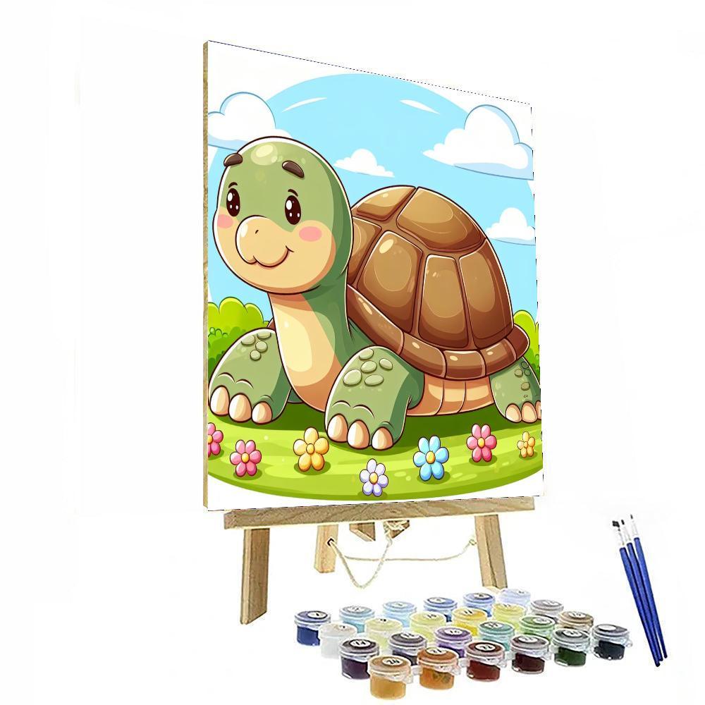 Gentle Giant Tortoise Painting By Numbers Kit