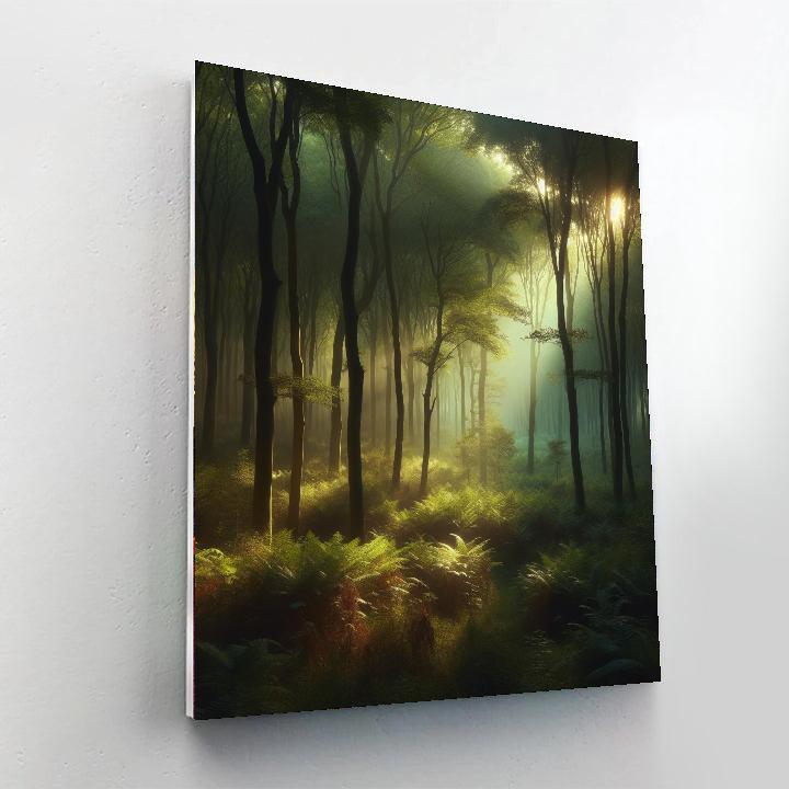 Whispering Woods At Dawn DIY Paint By Numbers