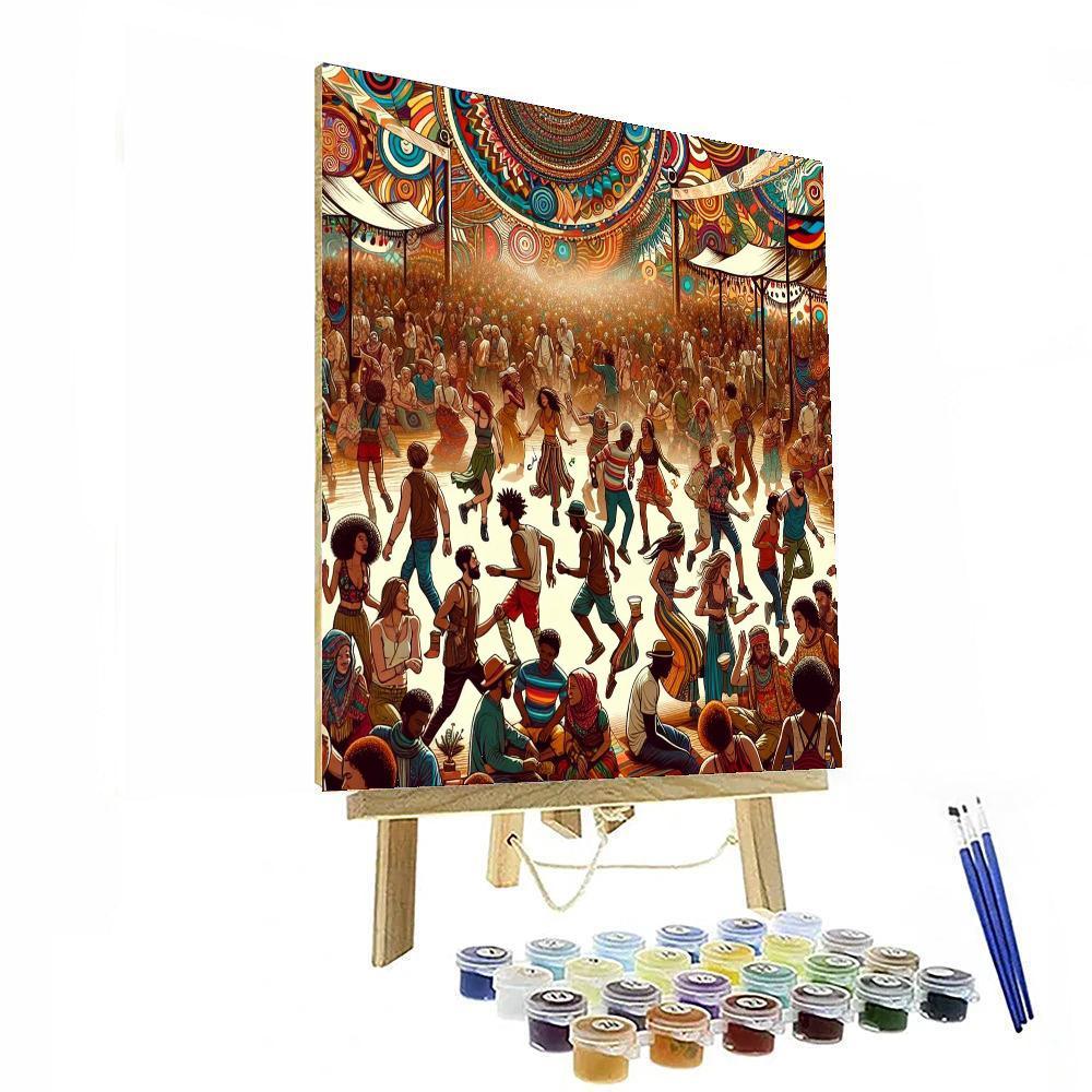 Bohemian Festival Painting Number Kit