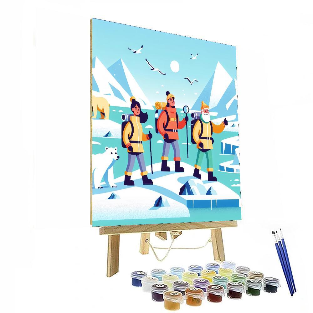 Arctic Explorer's Challenge Numbered Painting Kits