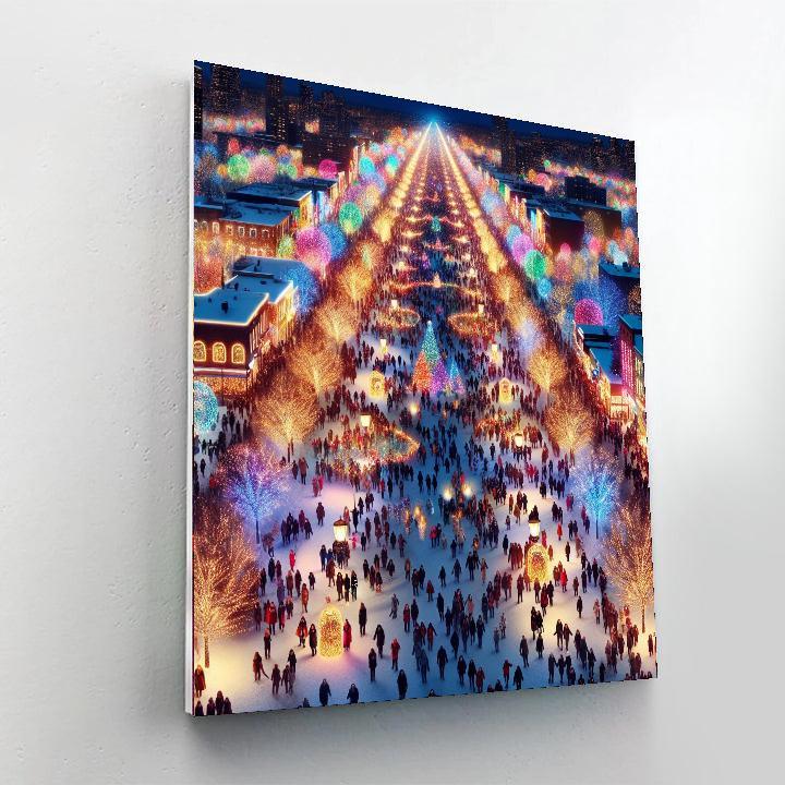 Festival Of Lights - Usa Paint By Numbers Art