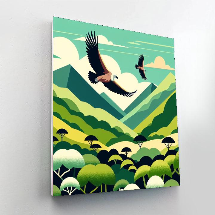 Velvet Valley Vultures Numbered Painting Kits
