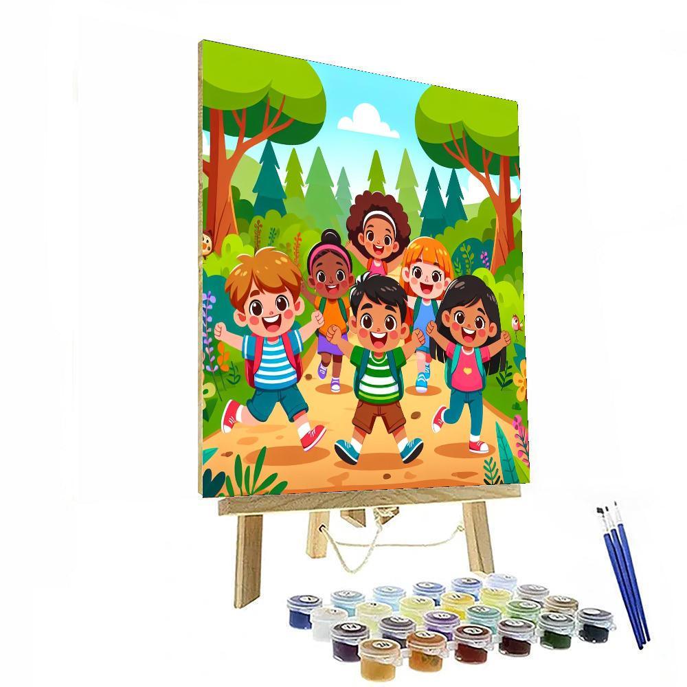 Adventurous Nature Trail Paint By Numbers Art