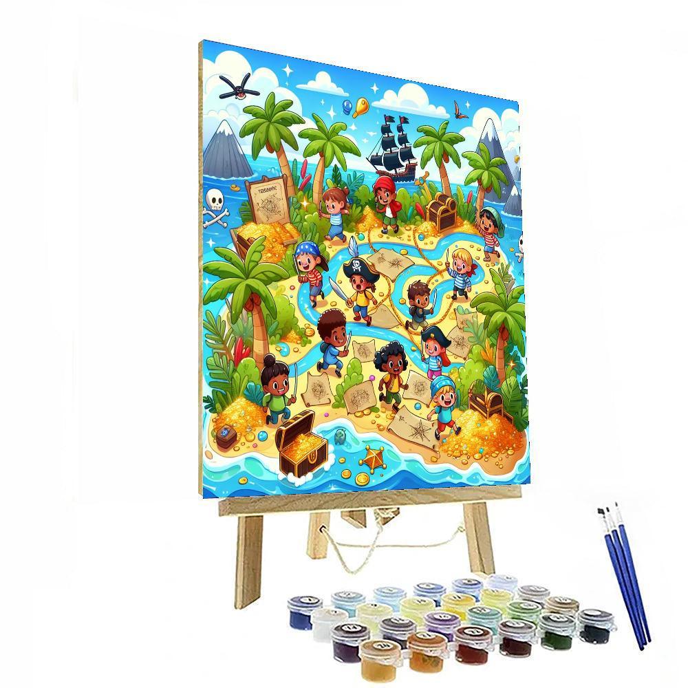 Pirate Island Quest Painting Number Kit