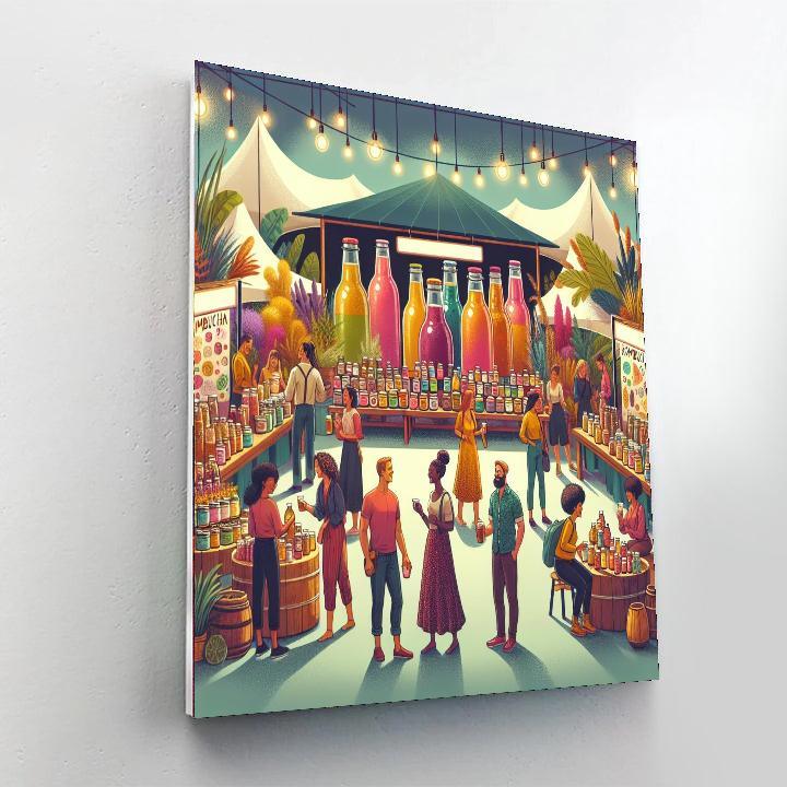 Kombucha Festival - Usa Paint By Numbers Kits