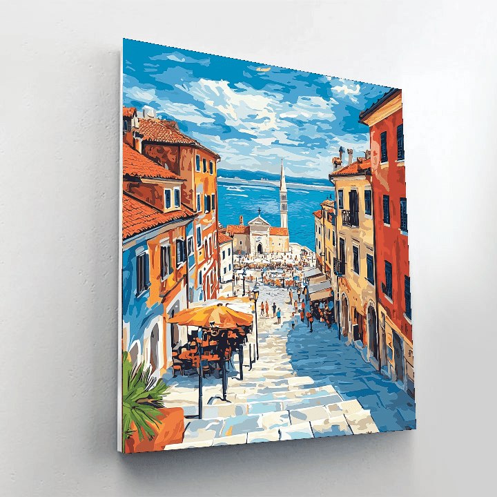 Piran Old Town Numbered Painting Kits