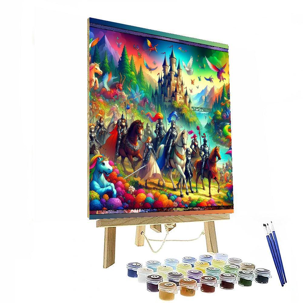 Playful Fantasy Adventure Painting By Numbers Kit