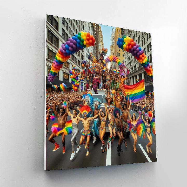 Pride Parade Painting By Numbers Kit