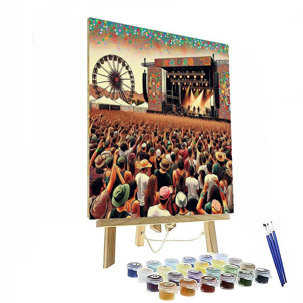 Lollapalooza Music Festival - Usa Paint By Color