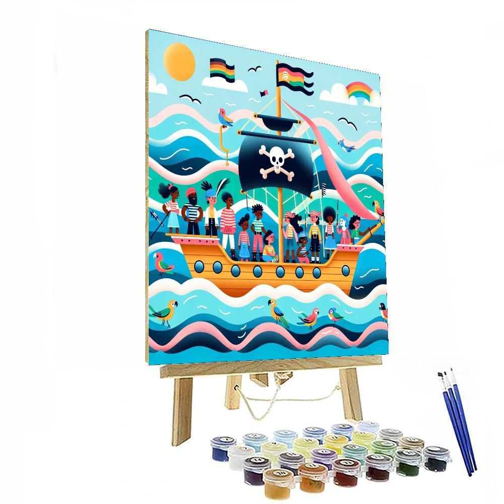 Epic Pirate Voyage Paint By Numbers Kits