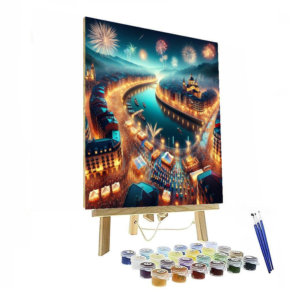 Semana Grande - Spain Painting Number Kit