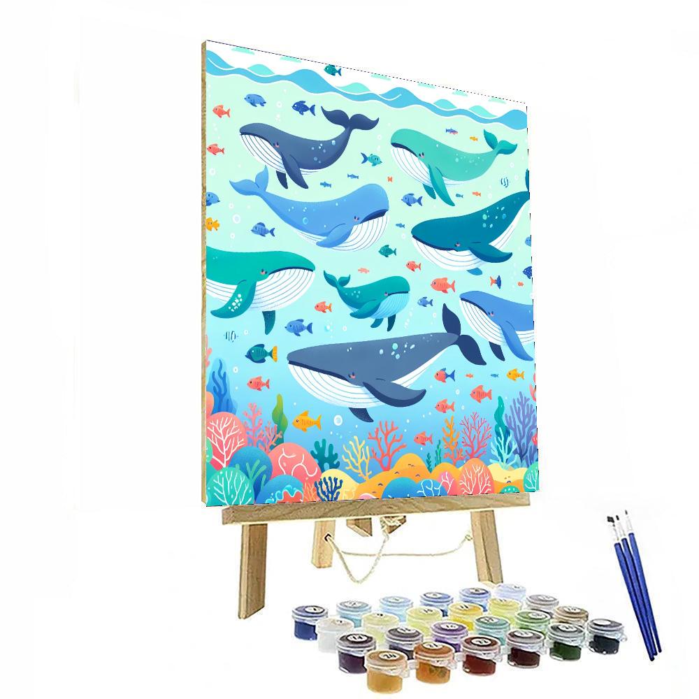 Whale Song Wonderland Paint By Numbers Art