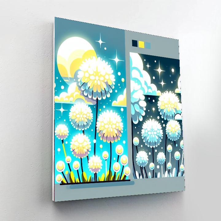Dizzy Dandelions Paint By Numbers Art