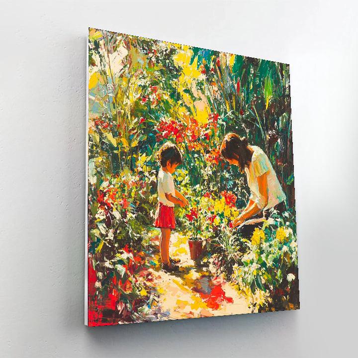 Garden’s Glow Number Painting