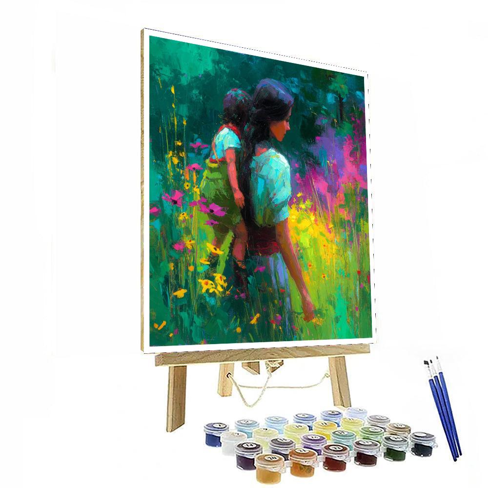 Nurturing Love In Nature Numbered Painting Kits