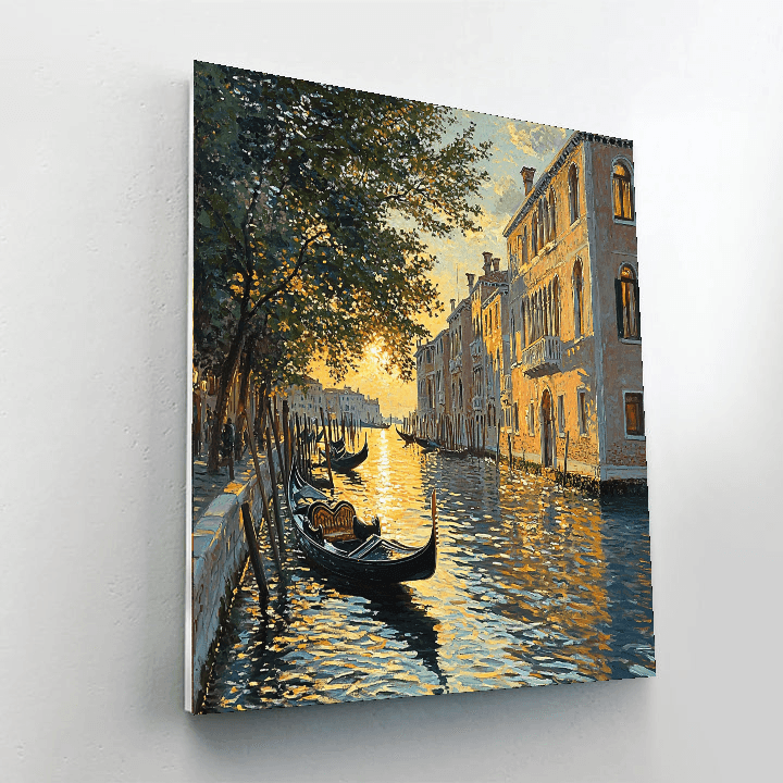 Claude Monet Inspired Venetian Romance  DIY Paint By Numbers
