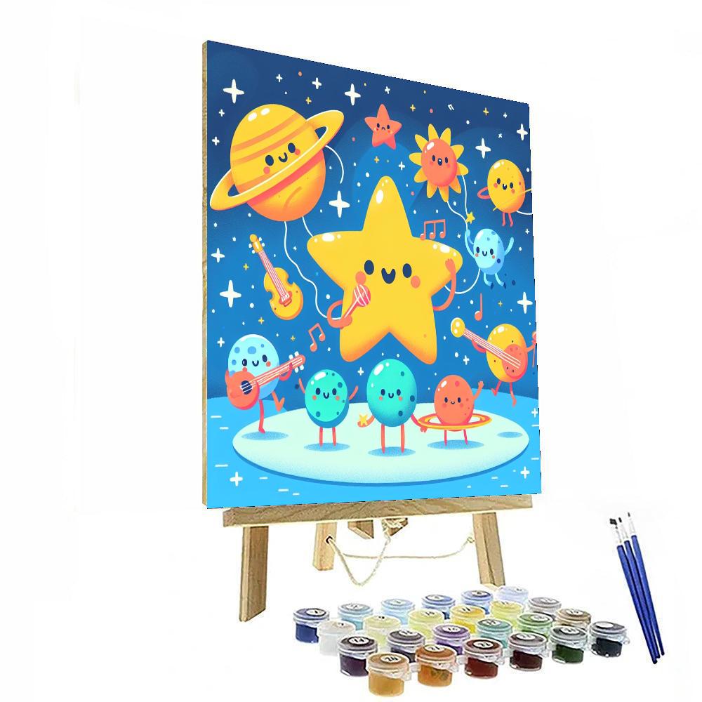 Starry Space Symphony Painting By Numbers Kit