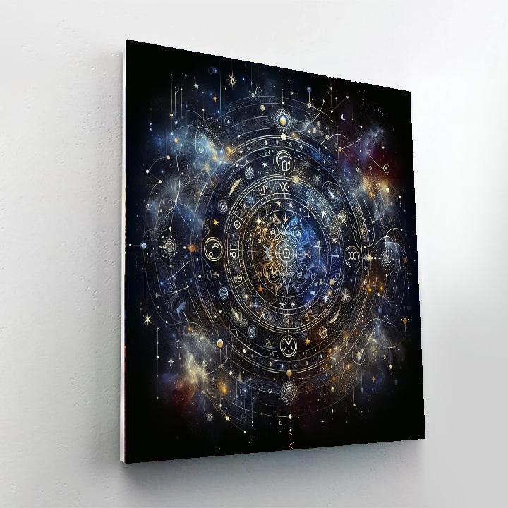 Celestial Zodiac Wonders Paint By Numbers Art