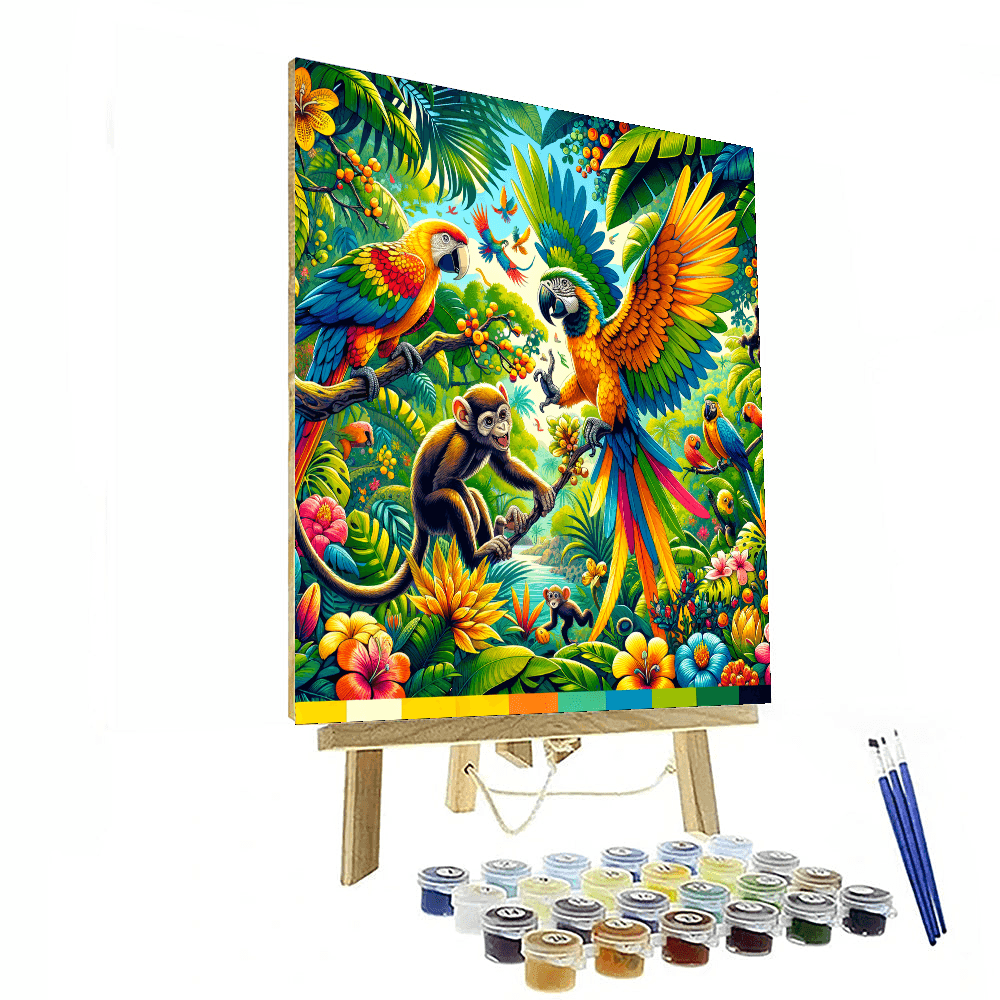 Adventure In The Jungle Paint By Numbers