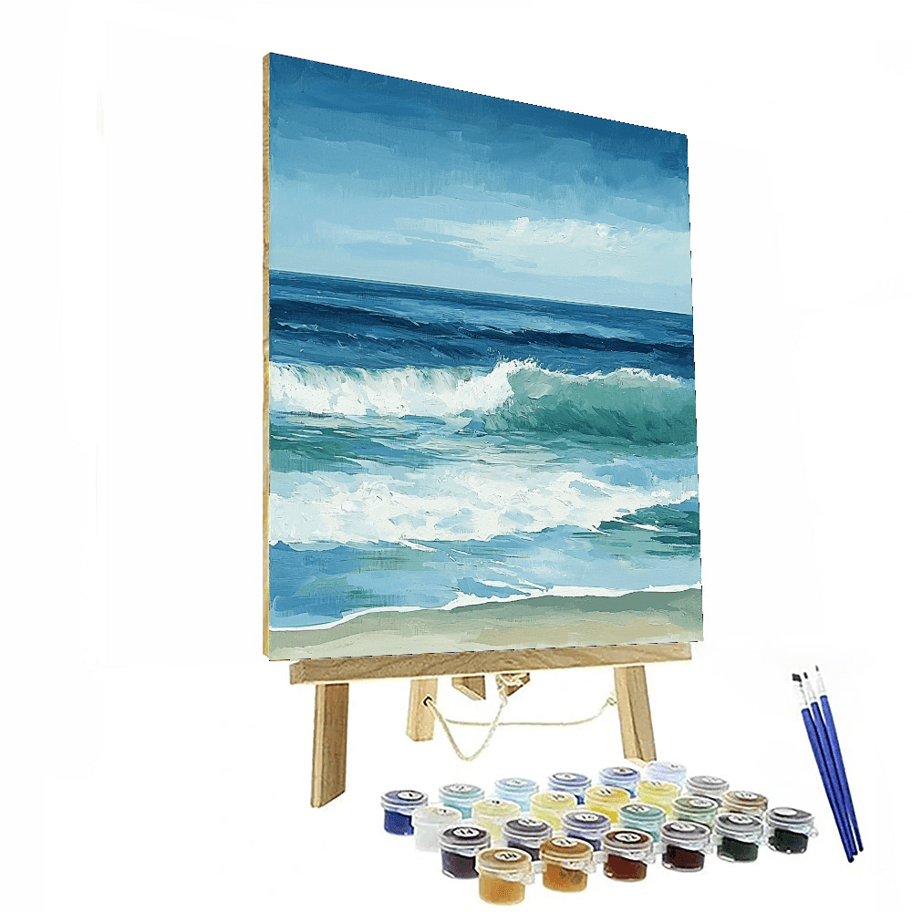 Winslow Homer Inspired Whimsical Waves  Paint By Color