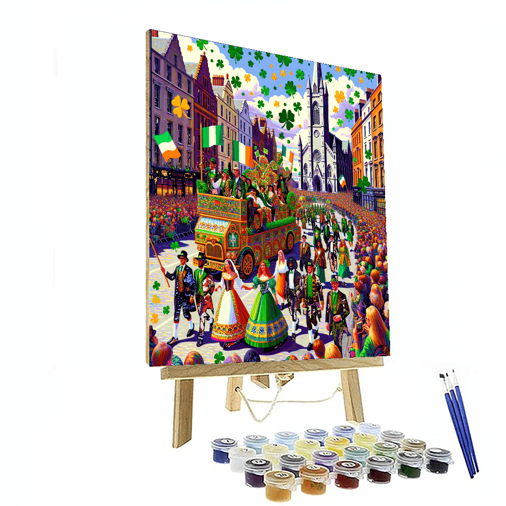 St. Patrick's Day Parade - Ireland DIY Paint By Numbers