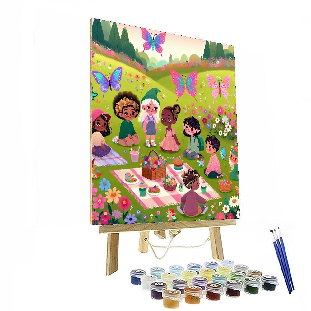 Mystical Meadow Picnic Paint By Number