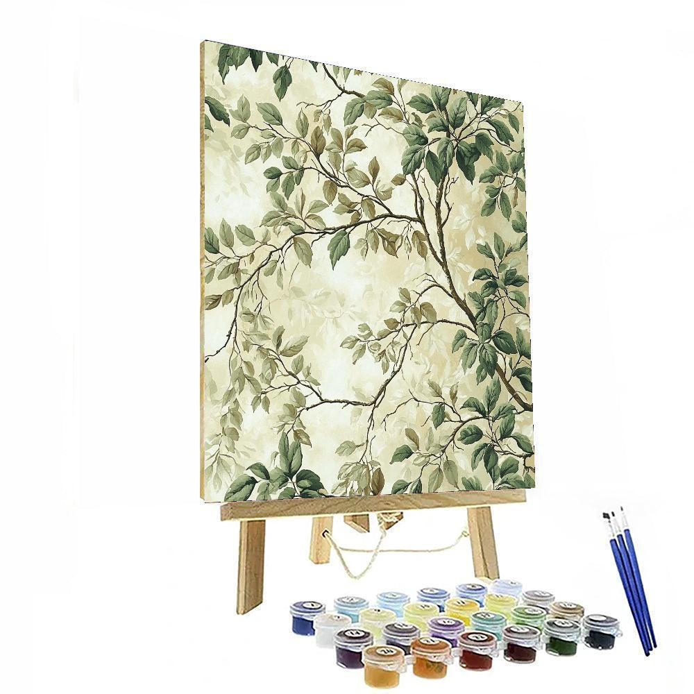 Leonardo Da Vinci Inspired Symphony Of Forest Whispers  Paint By Number